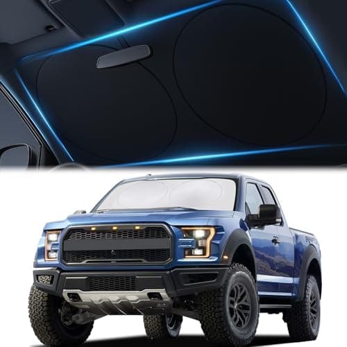 Magnelex Car Windshield Sunshade | Innovative No-Light-Pass Technology for Maximum Protection | Foldable Sun…
