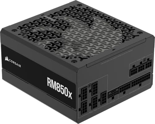 CORSAIR RM850x ATX 3.1 PCIe 5.1 Ready Fully Modular 850W Power Supply – Low-Noise, Cybenetics Gold…