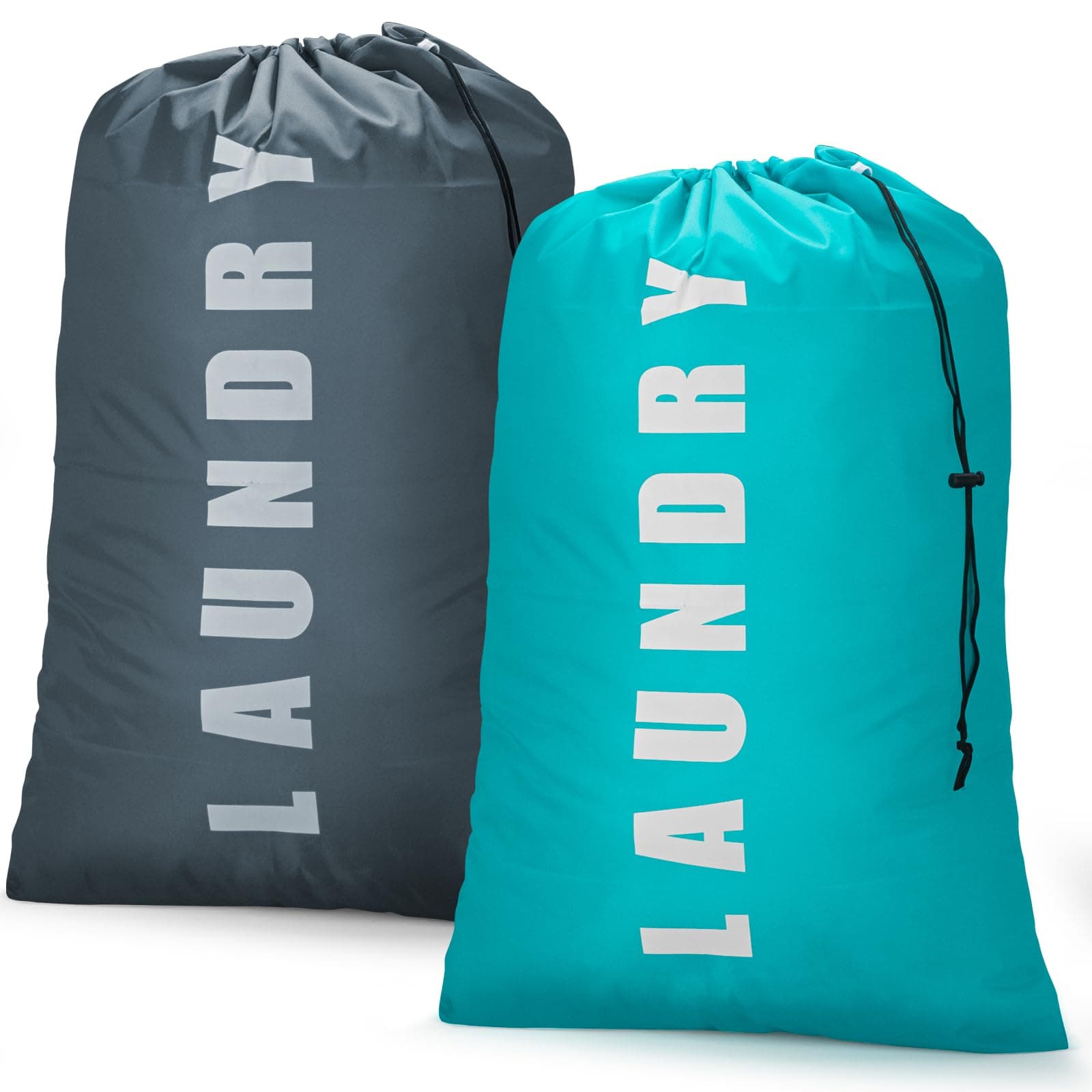 Isink Laundry Bag,2 Pack Travel Laundry Bags for Dirty Clothes,Large Laundry Bags for Camping &…