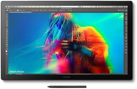 Wacom Cintiq Pro 22 Drawing Tablet with Screen, 21.5" Ultra HD 4K. 10-bit 120Hz Touchscreen Display Graphic…