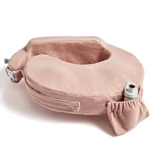 My Brest Friend Nursing Pillow - Deluxe - Enhanced Comfort w/ Slipcover - Ergonomic Breastfeeding Pillow For…