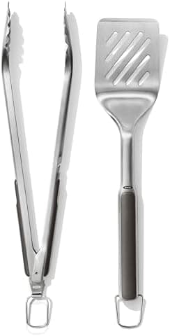 OXO Outdoor Grilling Turner and Tongs Set