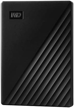 WD 2TB My Passport, Portable External Hard Drive, Black, backup software with defense against ransomware, and…