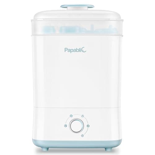 Papablic Baby Bottle Sterilizer and Dryer Pro, Esterilizador De Biberones, Electric Steam Sterilizer for Baby…