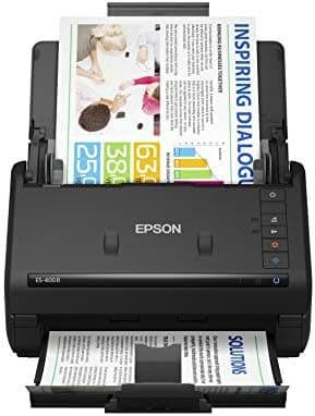 Epson Workforce ES-400 II Color Duplex Desktop Document Scanner for PC and Mac with Auto Doc Feeder (ADF)…