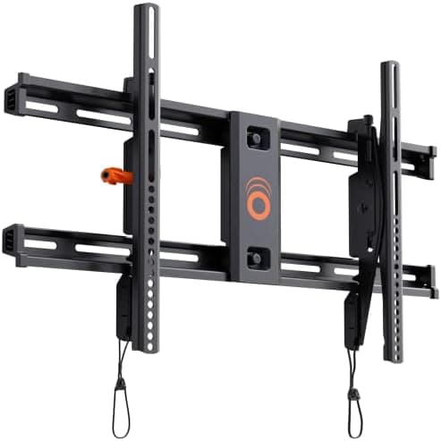 ECHOGEAR Wall Mount TV Bracket for TVs Up to 90" - Low Profile Design Tilts to Eliminate Glare - Includes…
