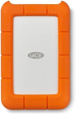 LaCie Rugged 5TB Portable External HDD - USB 3.0/2.0 Compatible, Shock/Dust/Rain Resistant for Mac & PC…