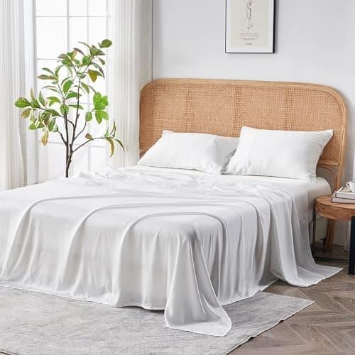 Sijo AiryWeight Tencel Sheet Set, 100% Lyocell Derived from Eucalyptus, Buttery Soft, Architectural Digest…