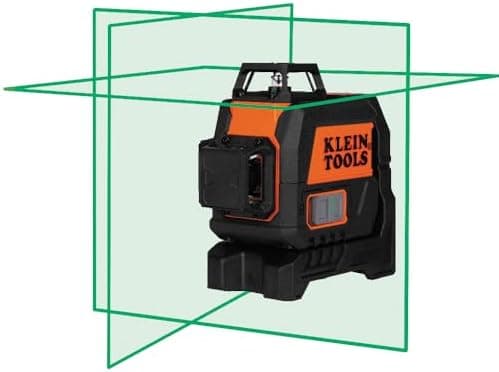 Klein Tools 93CPLG Compact Self-Leveling Laser Level, Bright Green Cross Line 360-Degree Laser Planes, Class 2 ≤ 1mW…