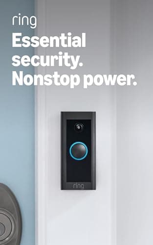 Ring Video Doorbell Wired, Home or business security, Two-Way Talk, advanced motion detection, HD camera and…