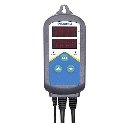 Inkbird Aquarium Heater with Probe Thermostat Fish Ornamental Shrimp Reef Tanks 24 Hours Double Time with Day…