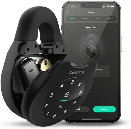 igloohome Keybox 3 Smart Lock Box, Large Key Safe w/Airbnb Sync (iOS/Android) – Remotely Generate…
