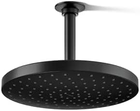KOHLER 76465-G-BL Awaken® 10" Rain Shower Head, Single-Function Rainhead, Easy to Clean Surface, 1.75 GPM…