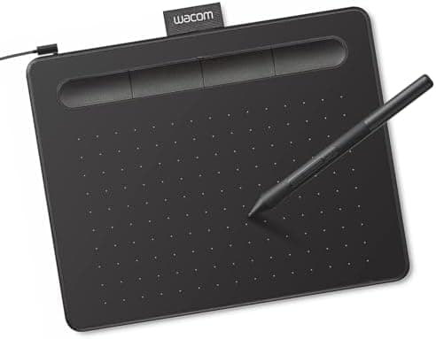 Wacom Intuos Small Graphics Drawing Tablet, Includes Training & Software; 4 Customizable ExpressKeys…