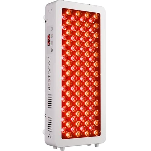 BestQool Red Light Therapy for face Body, 4 Wavelengths Infrared Red Light Therapy Panel, 100 Elite Grade…