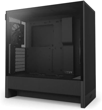 NZXT H5 Flow 2024 - Compact ATX Mid-Tower PC Gaming Case - High Airflow - 2 x 120mm Fans Included - 360mm…