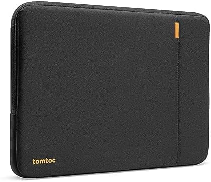 tomtoc 360° Protective Laptop Sleeve for 13-inch New MacBook Air M5/A3449 (2026) M4/A3240, M3/A3113…