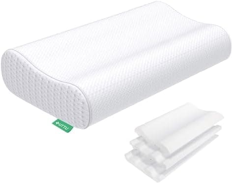 UTTU Cervical Pillow for Neck Pain Relief, Memory Foam Neck Pillow for Sleeping, Adjustable Orthopedic…