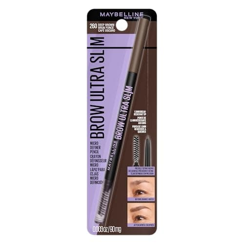 Maybelline Express Brow Ultra Slim Eyebrow Makeup, Brow Pencil with Precision Tip and Spoolie for Defined…
