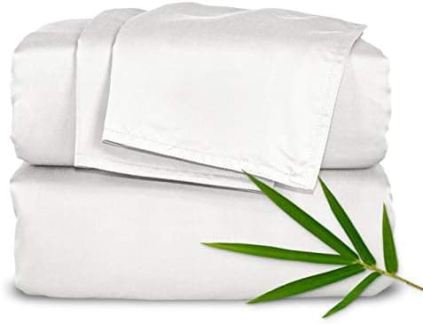 King Sheets by Pure Bamboo, Genuine 100% Organic Viscose Derived from Bamboo Bed Sheet Set, Soft & Cooling…