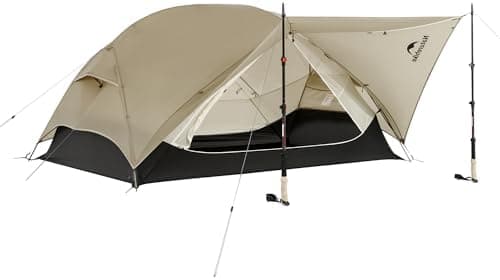 Naturehike Mongar UL 1-2 Person Backpacking Tent,15D Nylon Waterproof Ultralight One Person Two Person Tent…