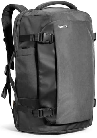 tomtoc Travel Backpack 40L, TSA Friendly Flight Approved Carry-on Luggage Hand Water-resistant Lightweight…
