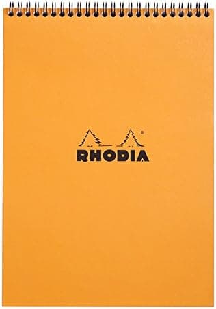 Rhodia Wirebound Pad 8.25x11.75, Lined, Orange