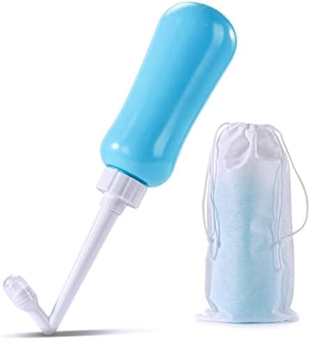 Portable Bidet Travel Large Capacity 450ml(15oz) Personal Toilet Handheld Blue