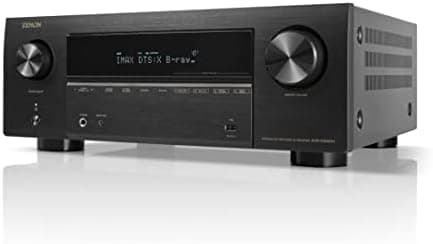 Denon AVR-X3800H 9.4-Ch 8K UHD AVR Home Theater Stereo Receiver, (105W X 9) Built-in Bluetooth Wi-Fi & HEOS…