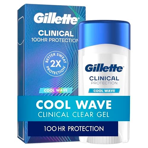 Gillette Clinical Antiperspirant and Deodorant for Men, 100HR Clinical Strength Sweat & Odor Protection, Long…