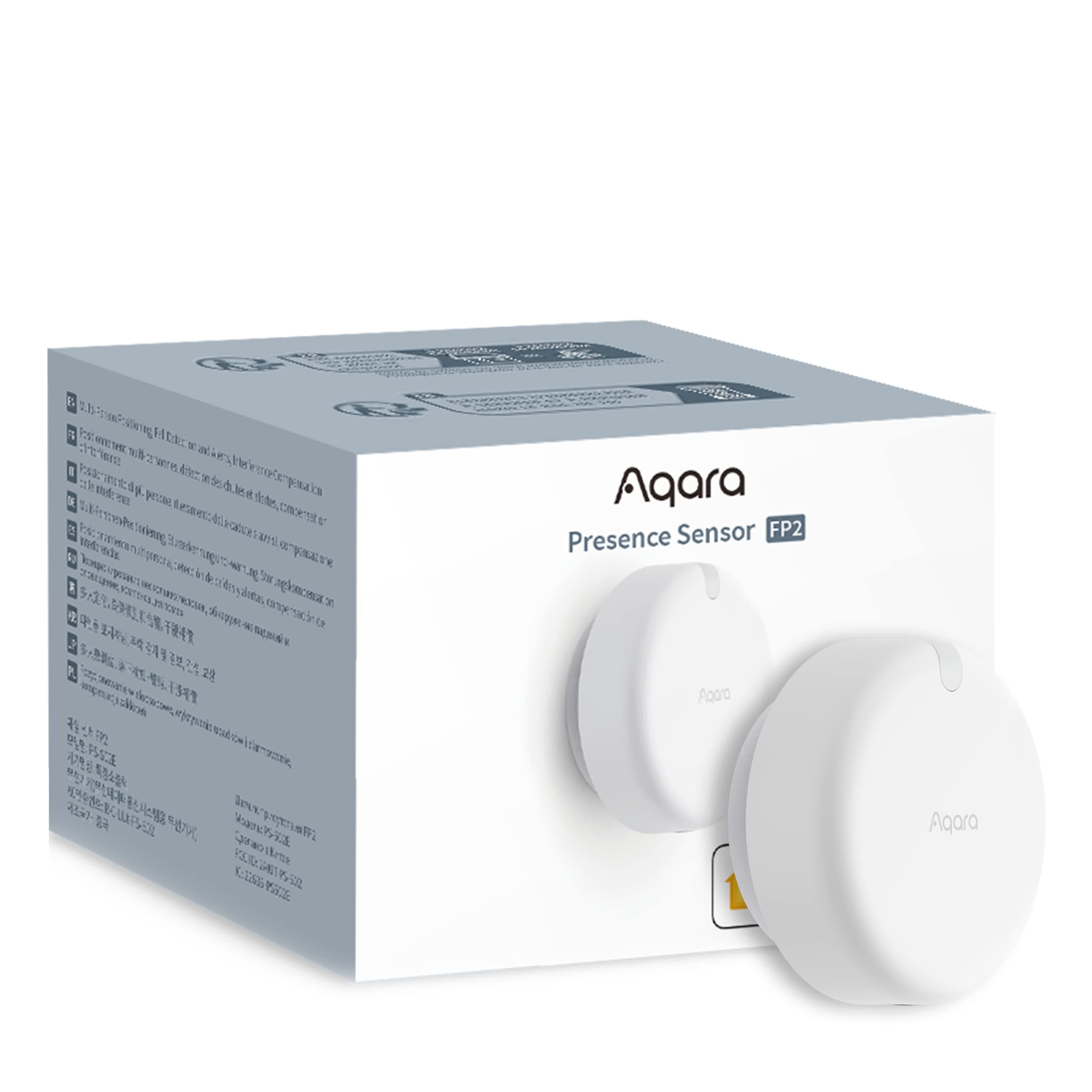 Aqara Presence Sensor FP2, mmWave Radar Wired Smart Motion Sensor, Zone Positioning, Multi-Person & Fall…