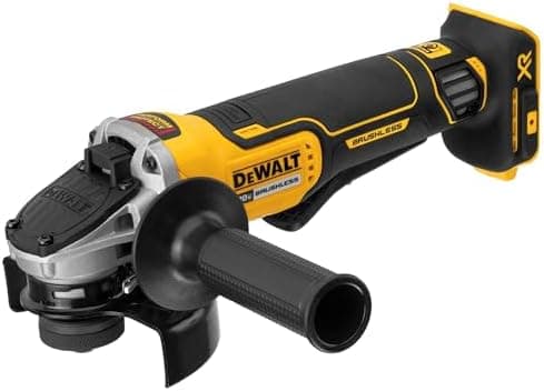 DEWALT 20V MAX* Angle Grinder Tool Cordless Brushless, 4 1/2 Inch, with Paddle Switch and Kickback Brake…
