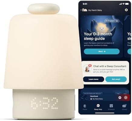 Hatch Baby Sound Machine, Night Light (Putty) | Sleep Support | Registry Essential, Routine Builder…