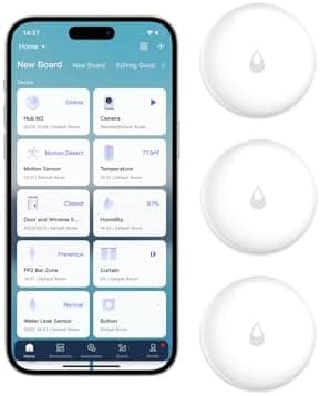 Aqara Water Leak Sensor 3 Pack, Zigbee Wireless Water Leak Detector for Alarm System and Smart Home…