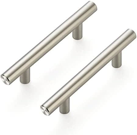 Ravinte 30 Pack 5'' Cabinet Pulls Brushed Nickel Stainless Steel Kitchen Drawer Pulls Cabinet Handles 3" Hole…