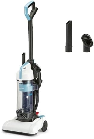 Amazon Basics Upright Bagless Vacuum Cleaner for Carpet and Hard Floors, Washable Filter, Crevice and Upholstery Tools…