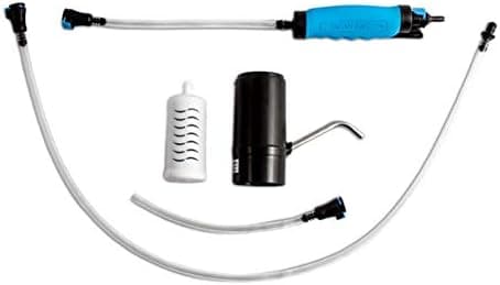 Sagan Life 55 Gallon Drum Water Filter Pump, AquaDrum Water Purification System, Emergency Water Barrel…