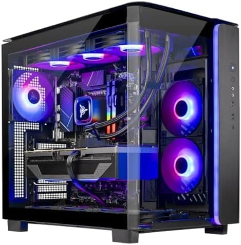 Skytech Gaming King 95 Desktop PC, Ryzen 7 7800X3D 4.2 GHz (5GHz), AMD RX 9070XT 16GB, 1TB Gen4 NVMe SSD…