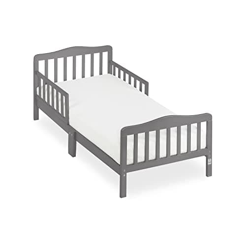 Dream On Me Classic Design Toddler Bed In Steel Grey, Greenguard Gold And BSA Certified, Low To Floor Design…