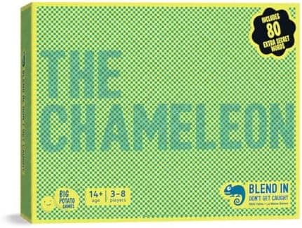 The Chameleon: Award-Winning Bluffing Board Game for Family, Adults & Friends | Includes 80 Extra Secret…
