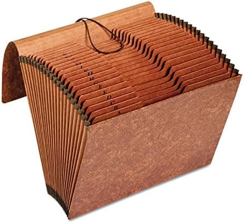 Pendaflex Heavy Duty Expanding File with Extra-Thick Cover, Tyvek Reinforced Edges, 21 Pockets, A–Z Tabs…