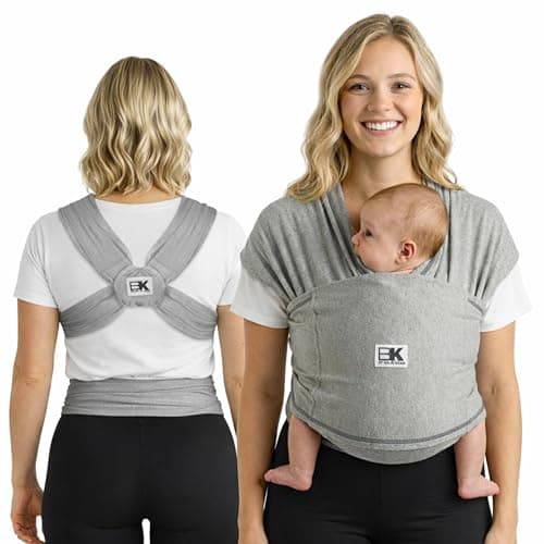 Original Baby K'tan Baby Carrier: #1 Easy Pre-Wrapped, Soft, Slip-On, No Rings, No Buckles | 5 in 1 Baby…