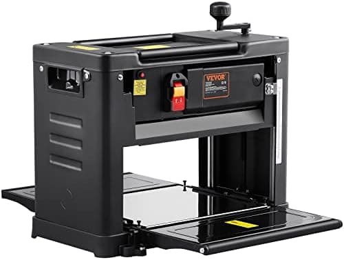 VEVOR Thickness Planer, Two-Blade, 13" Width Worktable Benchtop Planer, 15-Amp 2000W Powerful Motor, 12"…