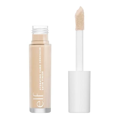 e.l.f. Hydrating Camo Concealer, Covers Blemishes & Under-Eye Circles, Full-Coverage & Delivers A Satin…