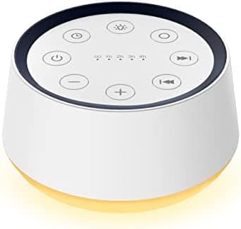 Brown Noise Sound Machine with 30 Soothing Sounds 12 Colors Night Light White Noise Machine for Adults Baby…