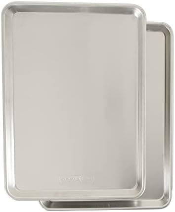 Nordic Ware Naturals Half Sheet - USA Made Aluminum Commercial Quality Sheet Pan for Baking or Roasting…
