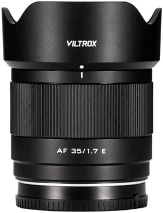 VILTROX 35mm f1.7 E, AF 35mm F1.7 E Mount Lens for Sony E, Auto Fcous APS-C Large Aperture Prime Lens for…