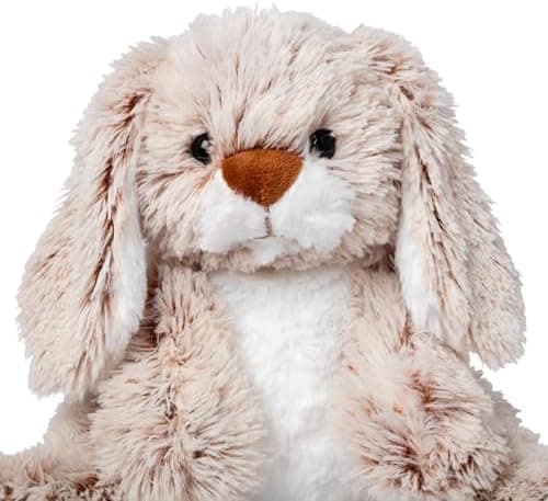 Melissa & Doug Burrow Bunny Stuffed Animal Plushie with Big Feet, Floppy Ears & Fluffy Tail, Adorable Pretend…