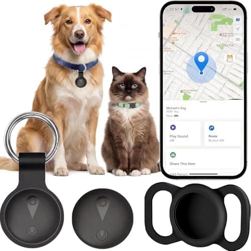 GPS Tracker for Dogs, Smart Collar with Real-Time Location - Pet Location Tracker with Holder, No Monthly…