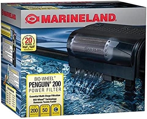 Marineland Penguin Bio-Wheel Power Filter 200 GPH, Multi-Stage Aquarium…